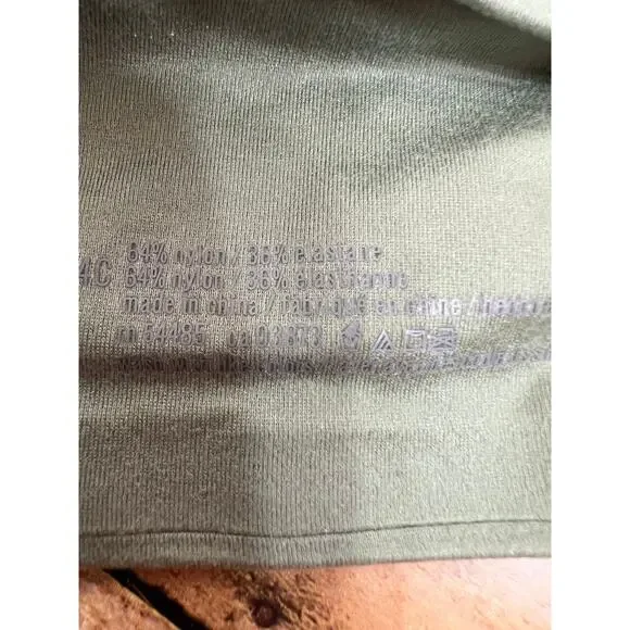 Aerie Sunnie Demi Coverage Lightly Lined Bra Racerback Front Close 34C - Picture 6 of 6